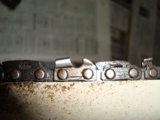 チェーンソー刃の写真