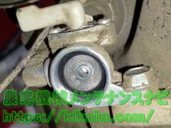 燃料フィルタ等の取付け確認