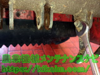 ボルト・ナットの腐食の除去1