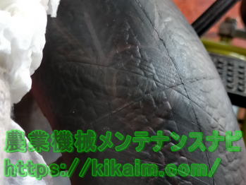 穴のマーキング