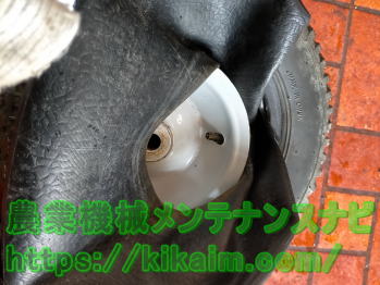 チューブの取付