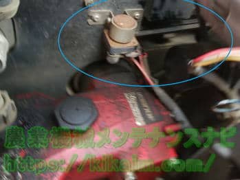 Vベルトテンションの緩み