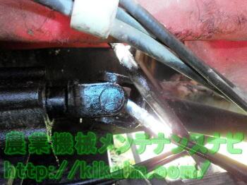 ユニバーサルジョイントのグリスアップ