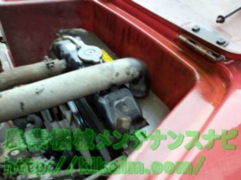 ラジエターからの排水