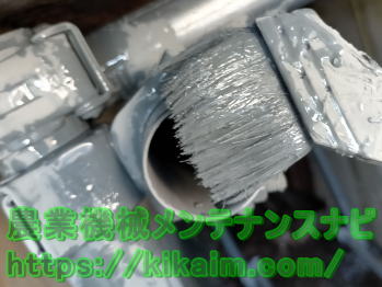 単管パイプへのローバル塗装