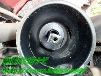 フィルタポット内部の掃除