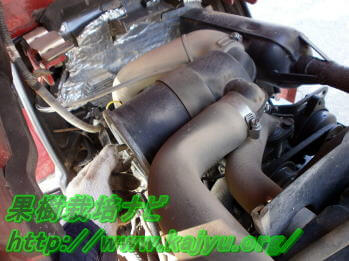 エアークリーナーエレメントの取付