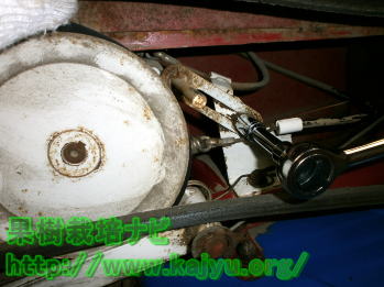 ベルトの脱落防止