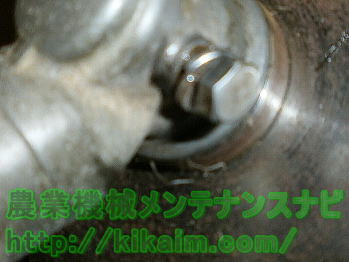 ボルト、バネ座金による締め付け